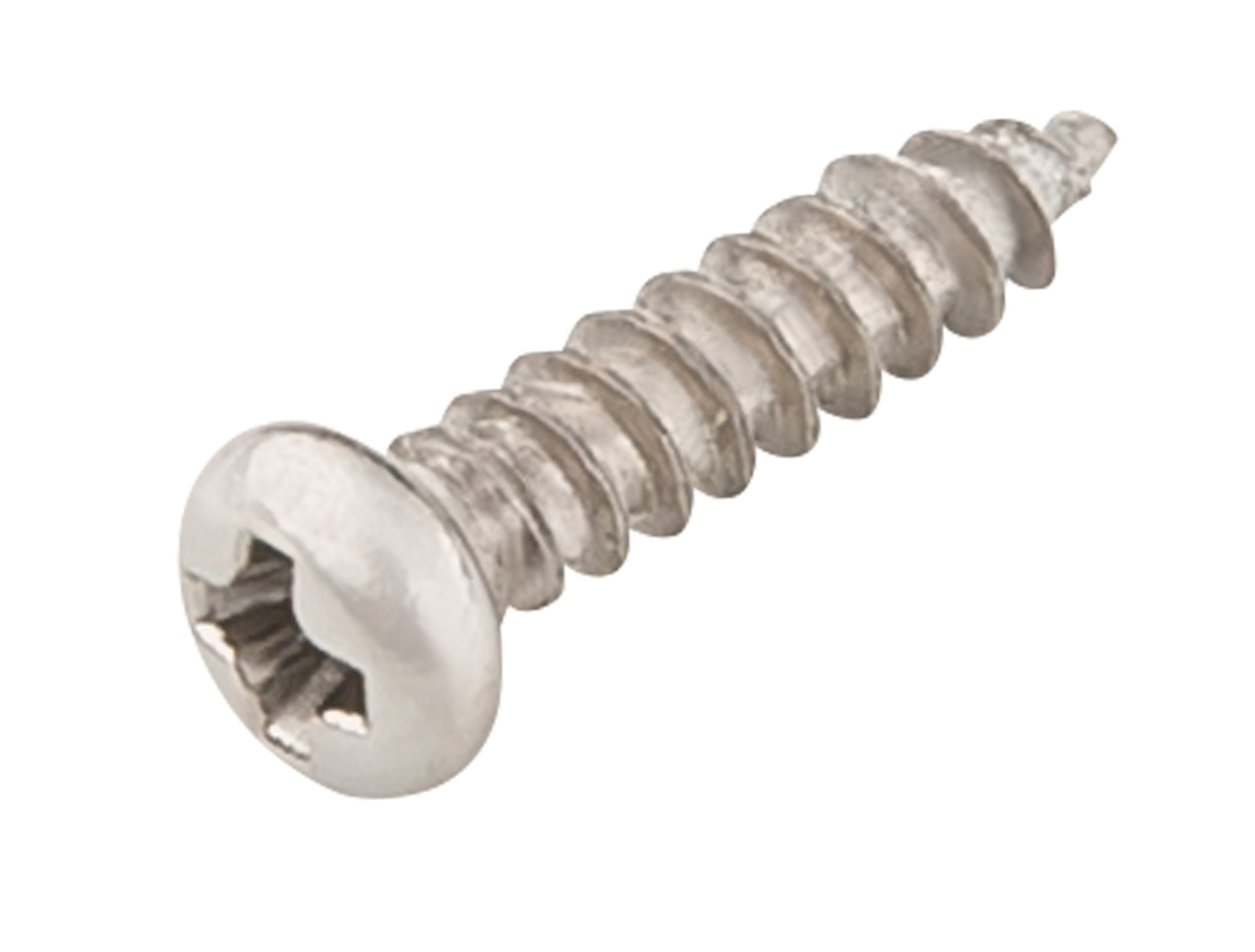 Framus & Warwick Parts - Wood Screw for Machine Heads 2.2 mm x 9.5 mm, 6 pcs., - Satin Chrome