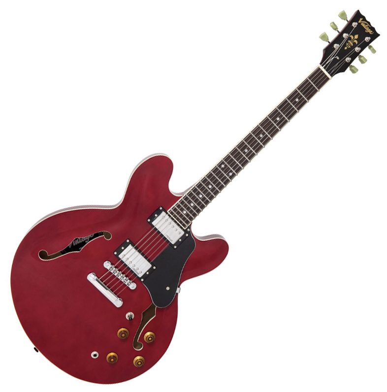 VINTAGE Reissued VSA500CR E-Gitarre, Cherry Red