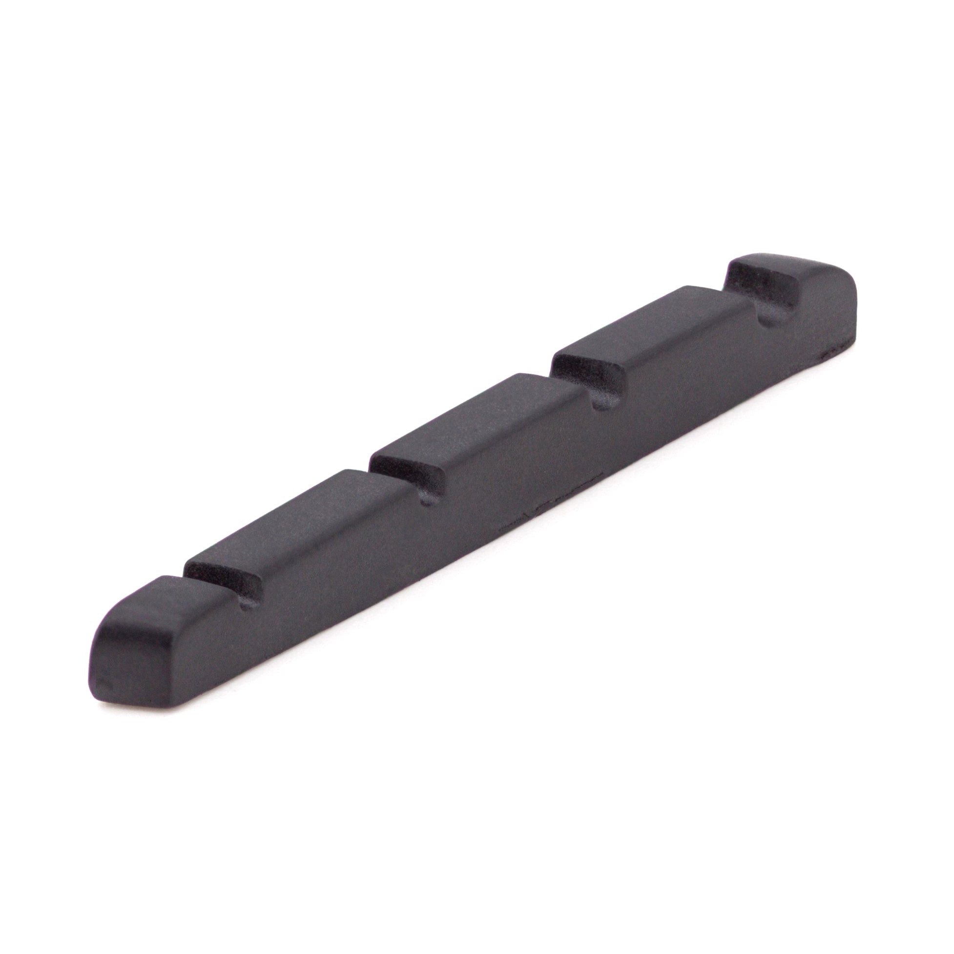 Black TUSQ XL PT-4306-60 - Slotted Multiscale Bass Nut, 4-String - Electric, Flat