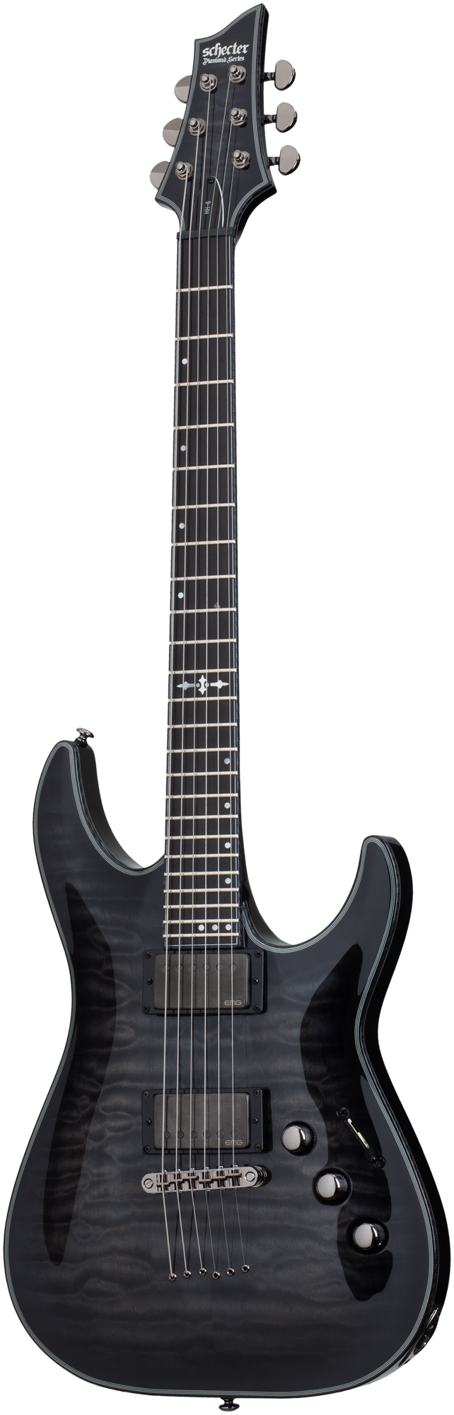 SCHECTER E-Gitarre Hellraiser Hybrid C-1, Trans Black Burst