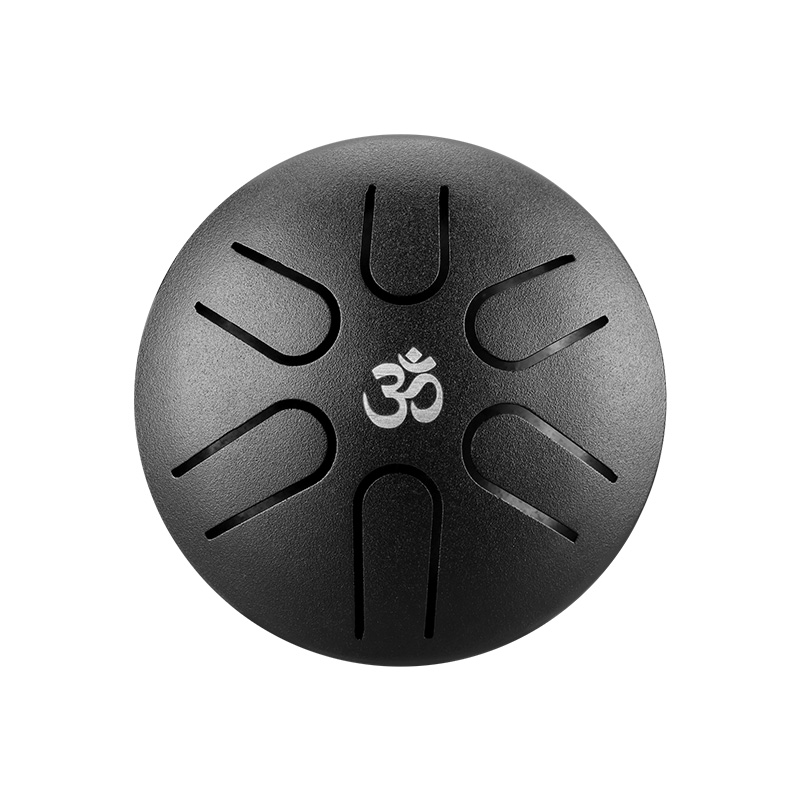 U-Turn Mini Steel Tongue Drum 3" 6Töne, coal black