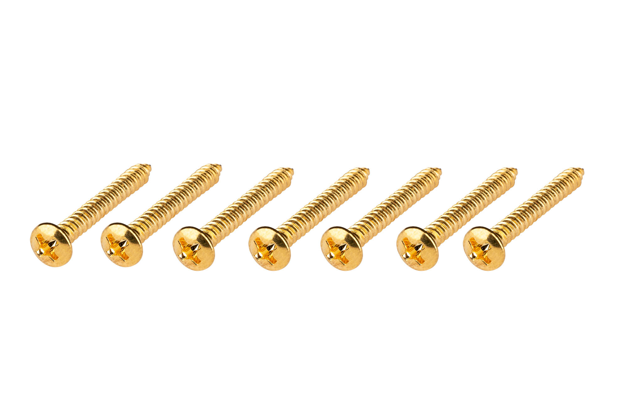 Sadowsky Parts - Bridge Wood Screw, 7 pcs. - Gold