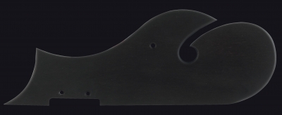 Framus Parts - Pickguard for Framus AZ 10, 1 Pickup - Ebony