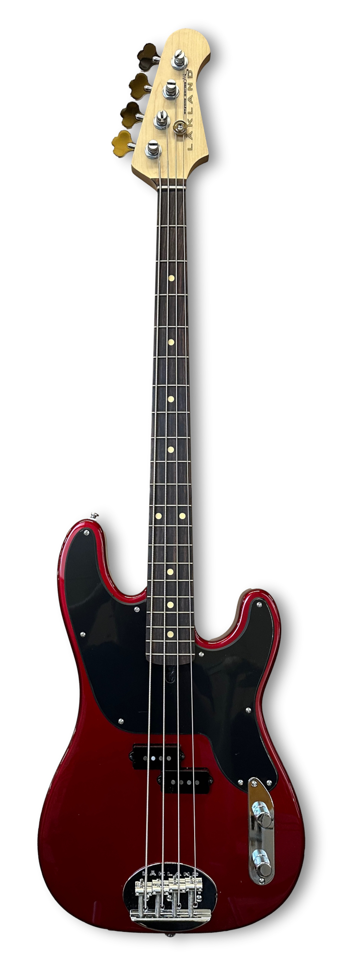 Lakland Skyline 44-51 Bass, 4-String - Candy Apple Red Gloss