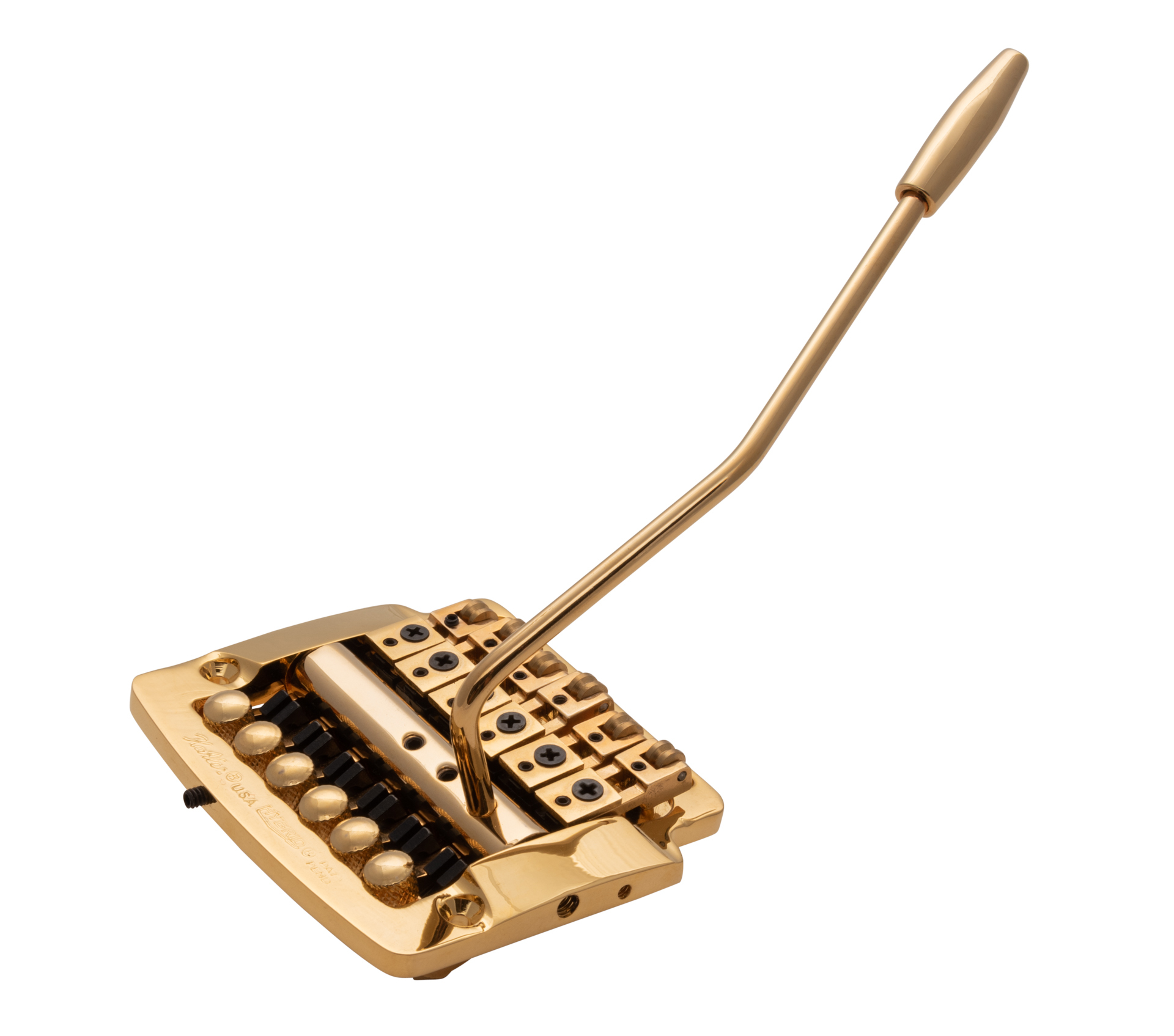 Kahler 7300 - Hybrid Flat Mount Guitar Tremolo (Brass Cam / Brass Saddles) - Gold