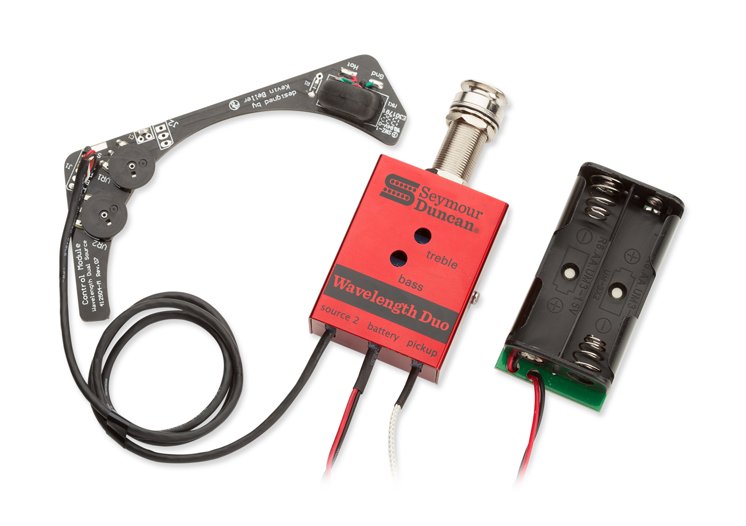Seymour Duncan Wavelength Duo, Steel - Multi-Source Preamp System