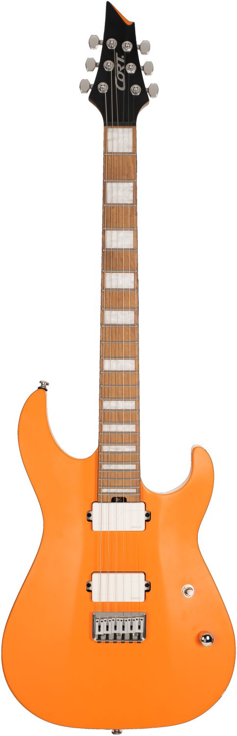 CORT E-Gitarre KX600 Infinite, Orange Crush Satin inkl. Tasche