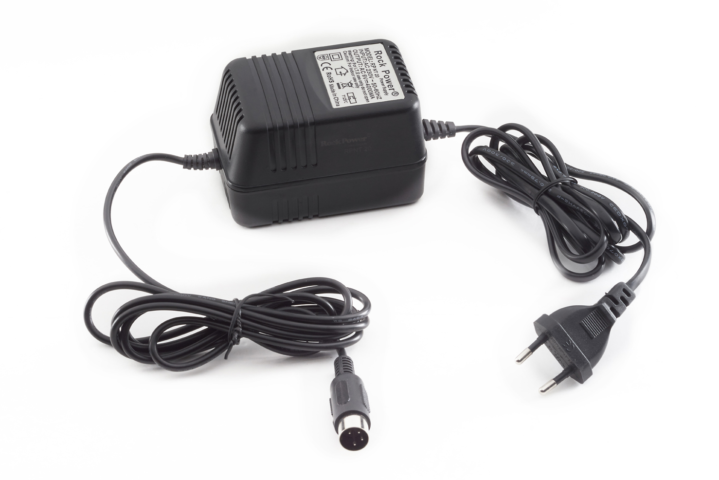 RockPower NT 20 - Power Supply Adapter (9V AC, 4.000 mA, Euro Plug)