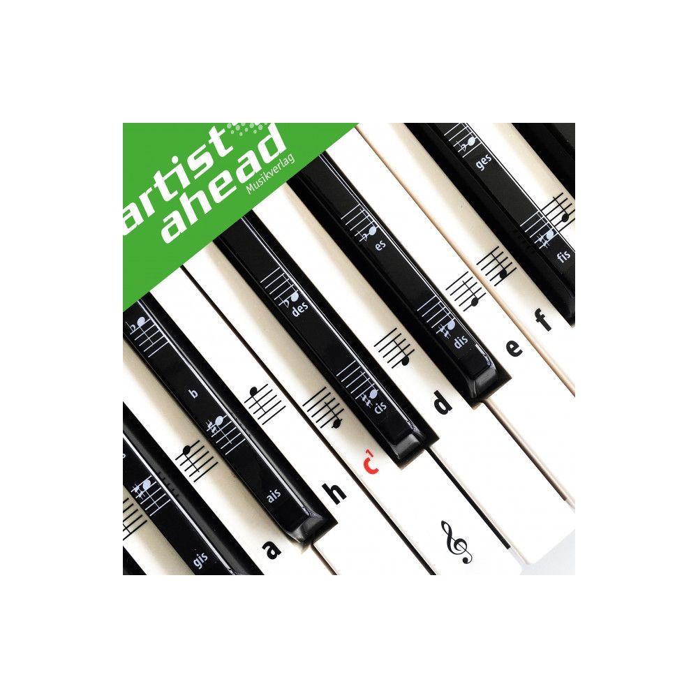 Tastenaufkleber für Klavier & Keyboard