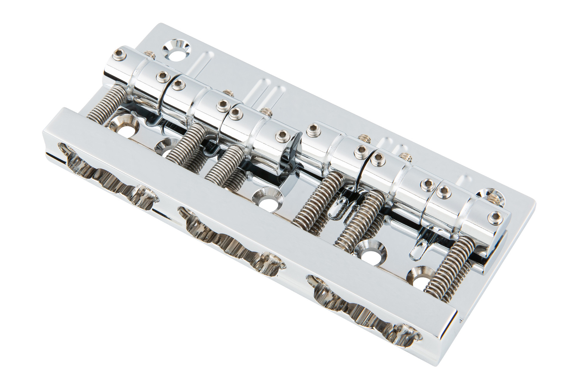 Sadowsky/Hipshot - MasterBuilt and Custom Shop Quick Release Bridge, 18 mm, 6-String - Chrome
