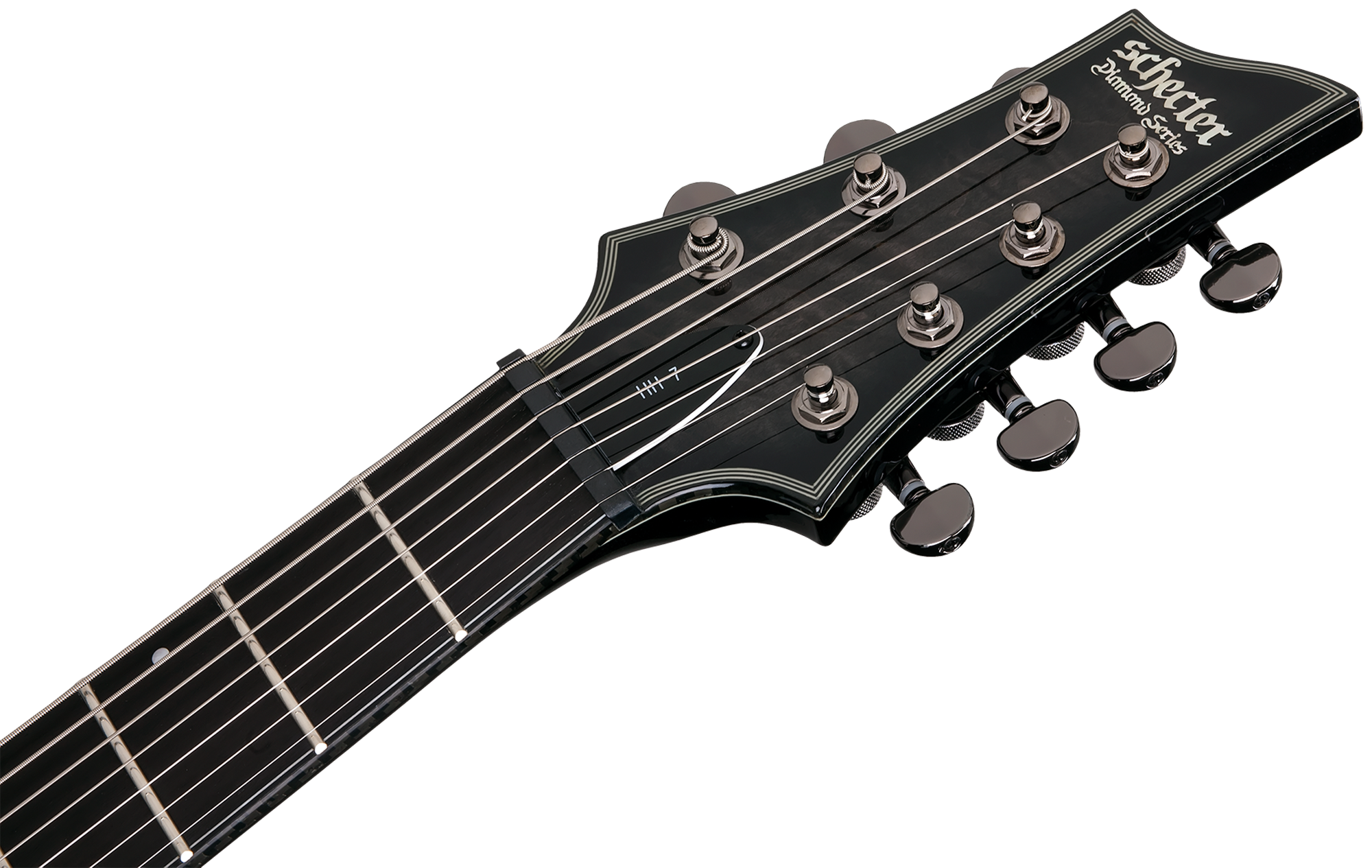 SCHECTER E-Gitarre Hellraiser Hybrid C-7, Trans Black Burst