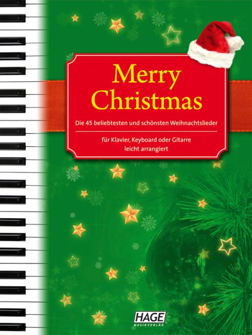Merry Christmas für Klavier, Keyboard oder Gitarre - HAGE EH 1075