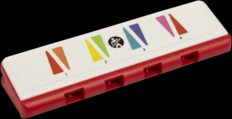 Hohner Mundharmonika, Speedy, Rainbow, rot