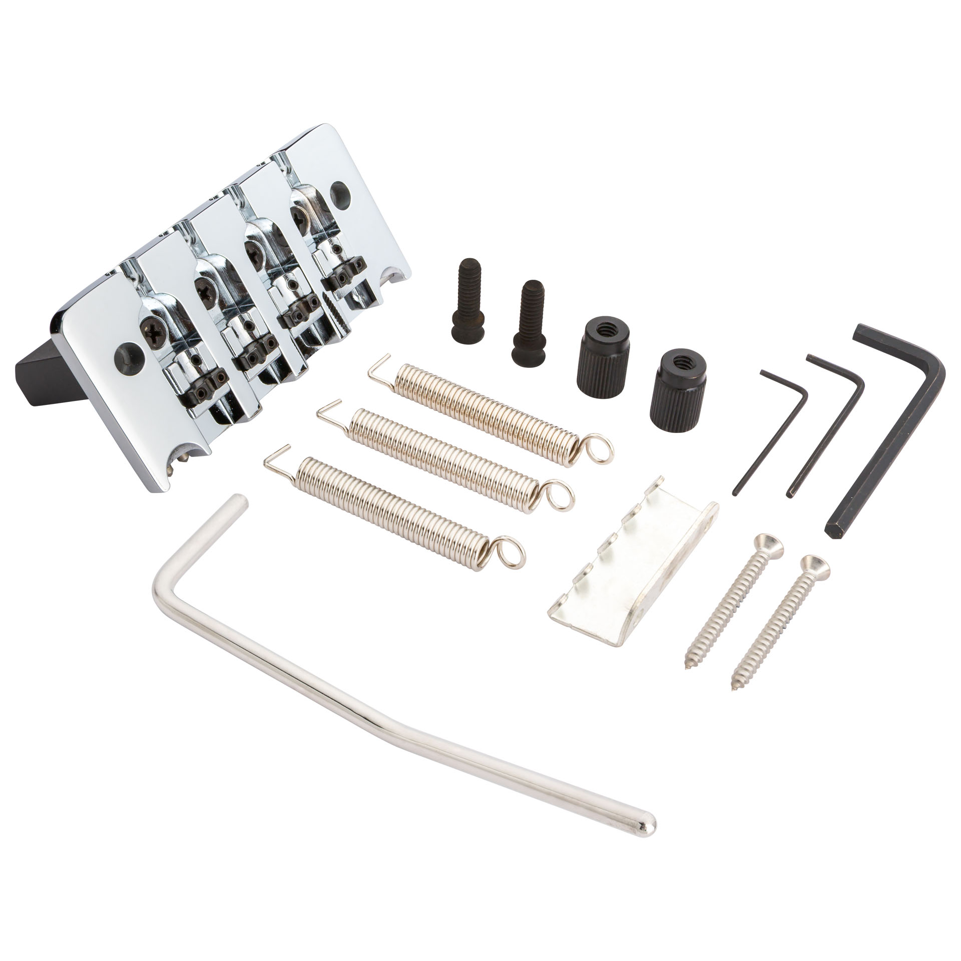Hipshot 4-String Bass Tremolo, .750" / 19 mm Spacing - Chrome