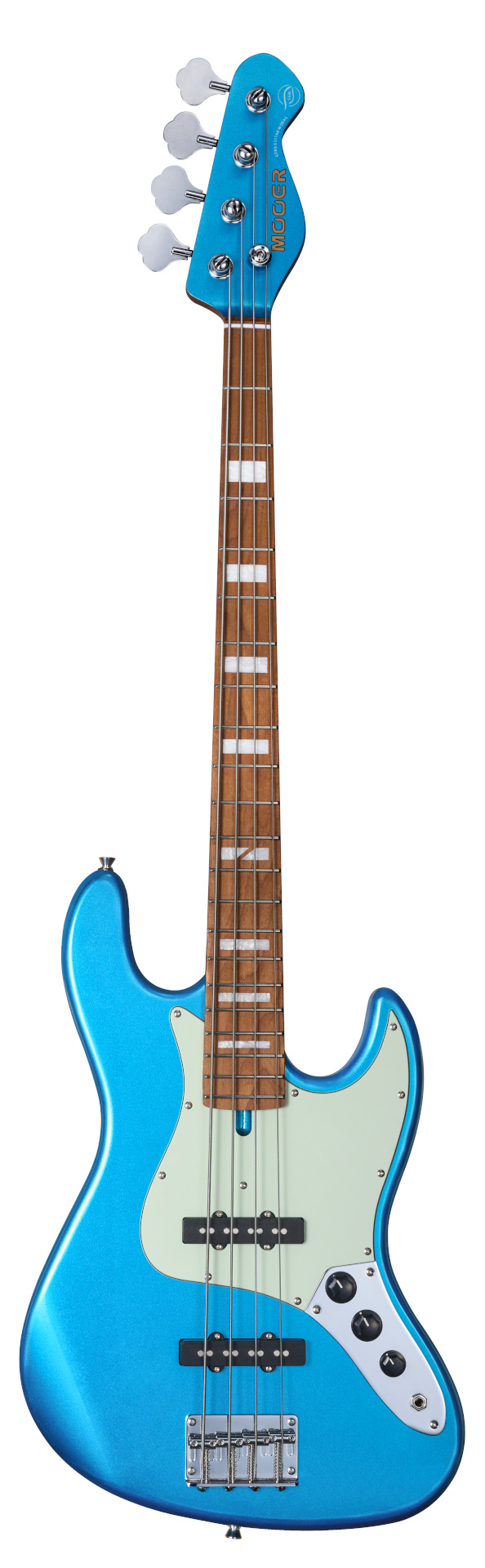 Mooer MBJ410 Electric Bass Guitar - Metal Blue