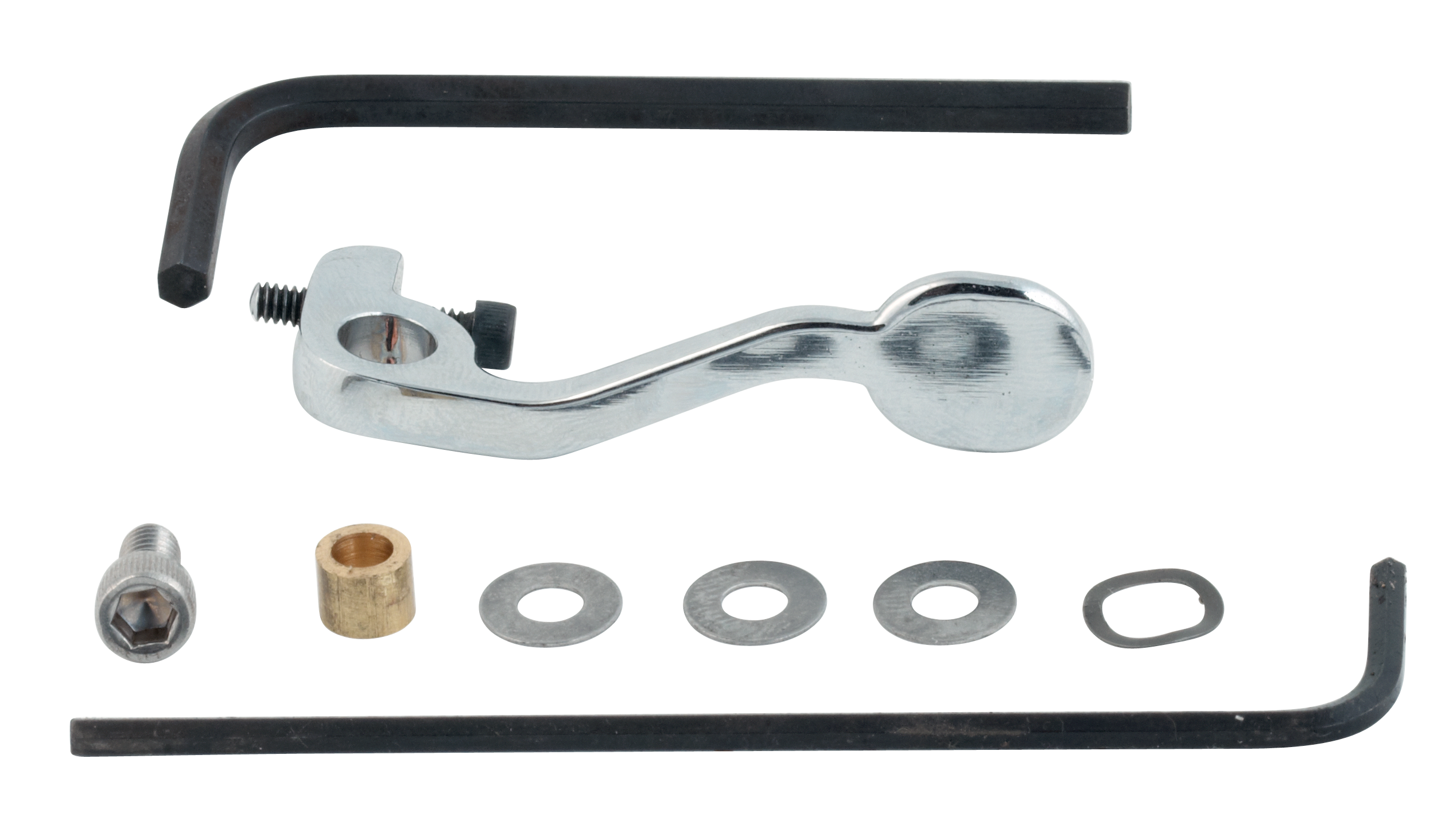 Hipshot Double Stop Lever for Bass Xtender - Chrome