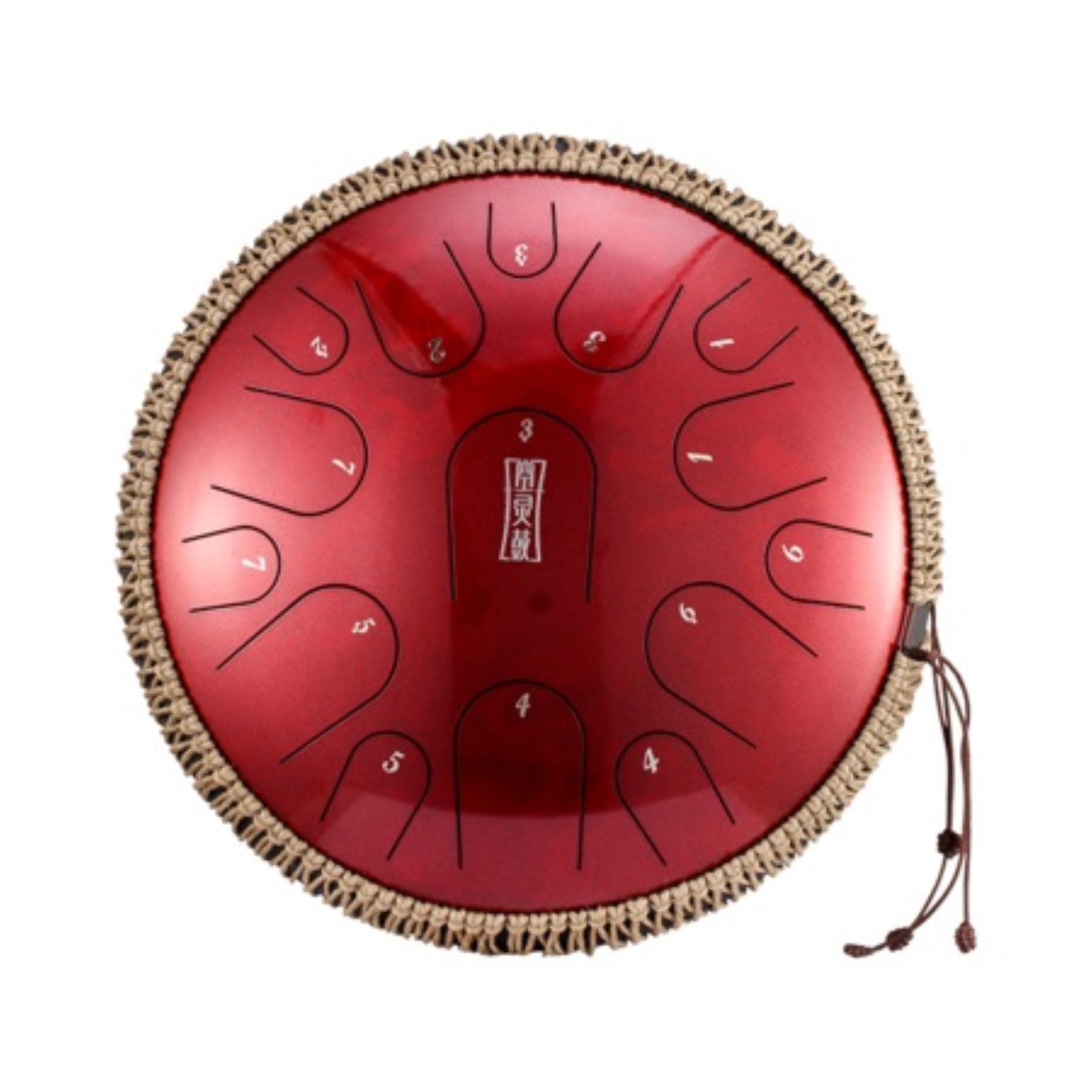 U-Turn Premium Steel Tongue Drum 14" 15Töne - Jewel Red