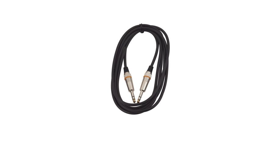 RockCable Speaker Cable - straight TRS (6.3 mm / 1/4"), 3 m / 9.8 ft