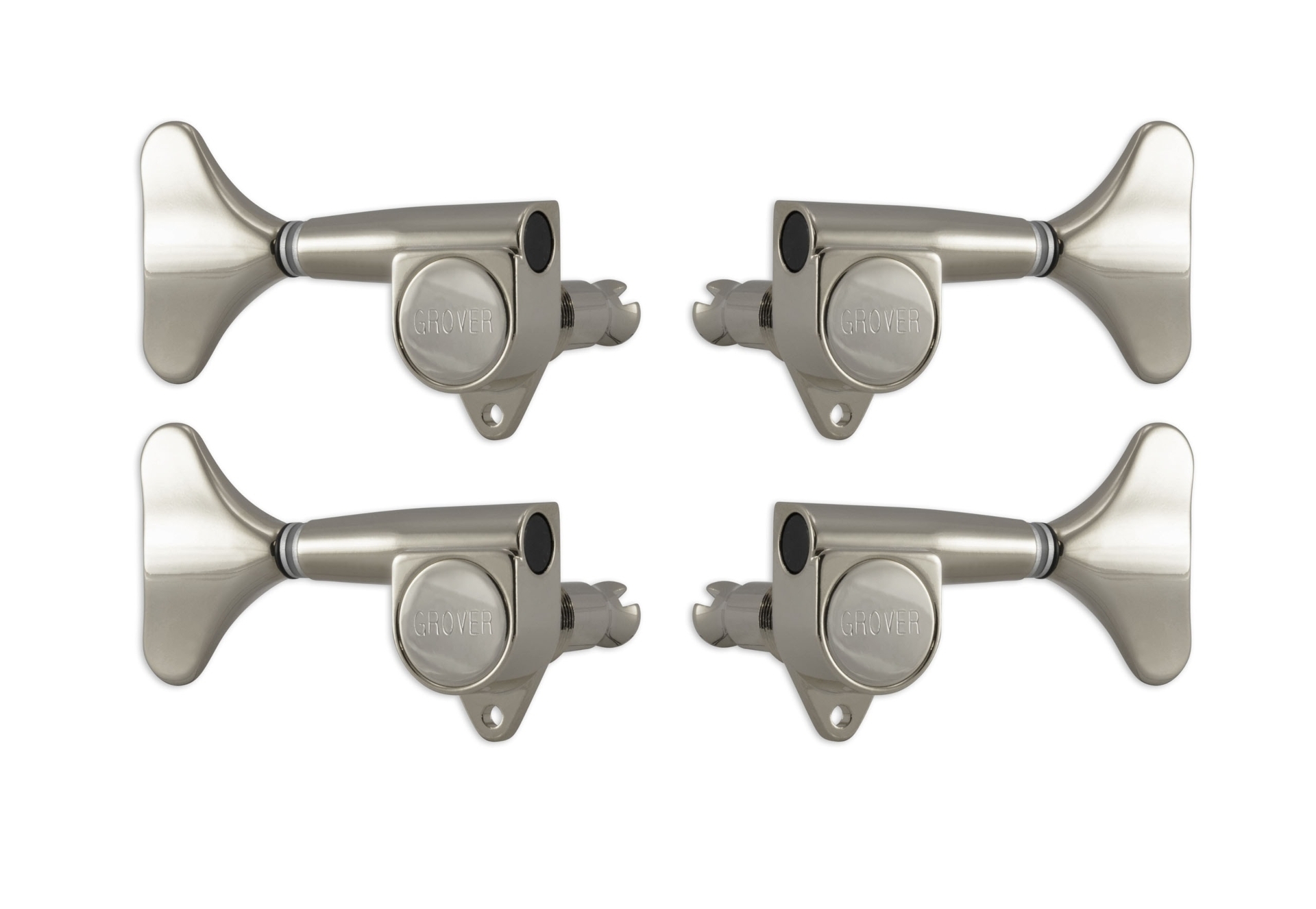 Grover 144N Mini Bass Machines - Bass Machine Heads, 2 + 2 - Nickel