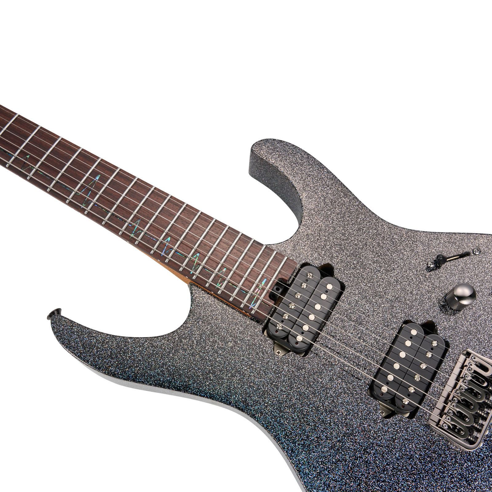 MOOER MMT200 Heavy Style Guitar, Fixed Bridge - Purple Crystal