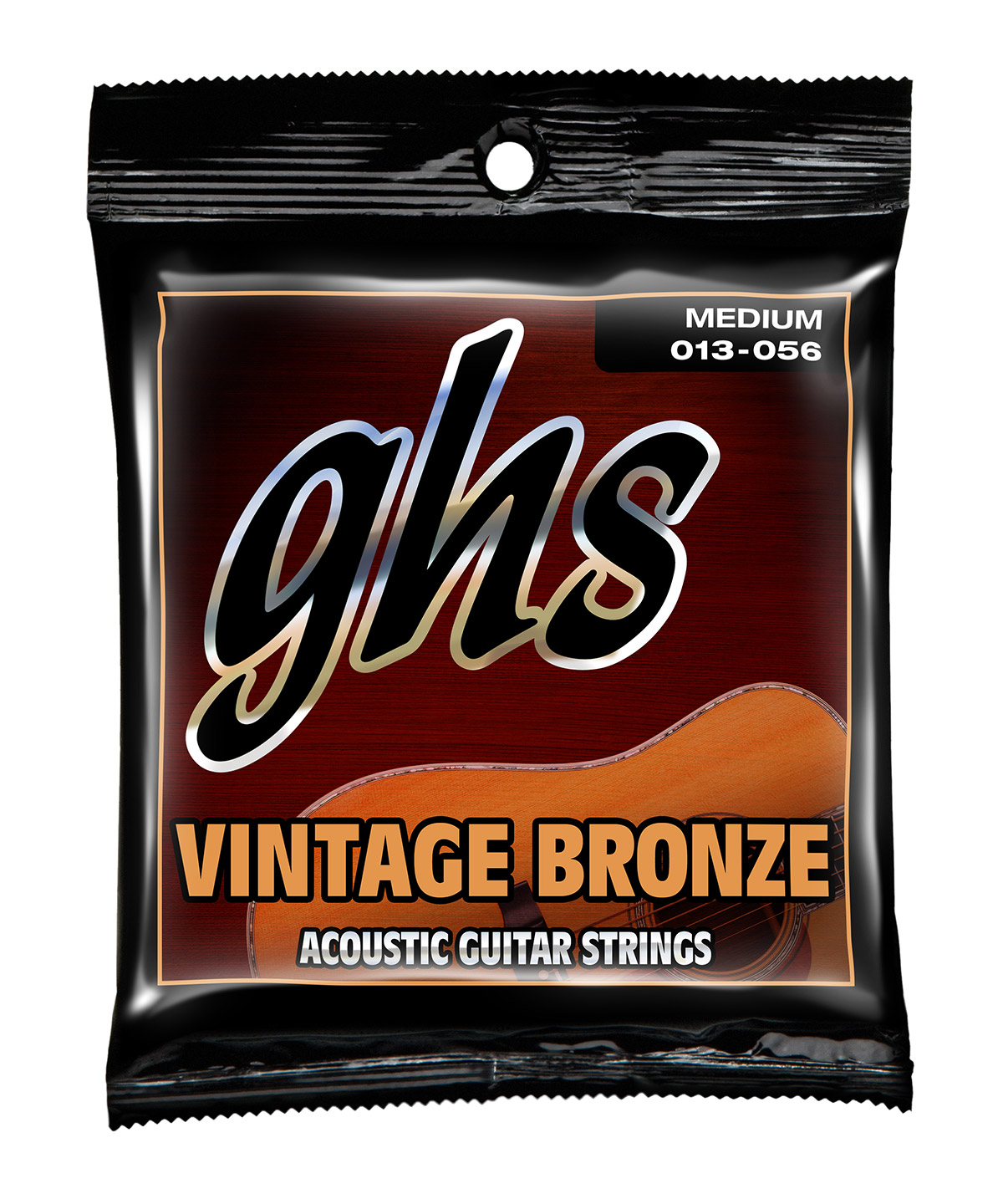 GHS Vintage Bronze - VN-M - Acoustic Guitar String Set, Medium, .013-.056