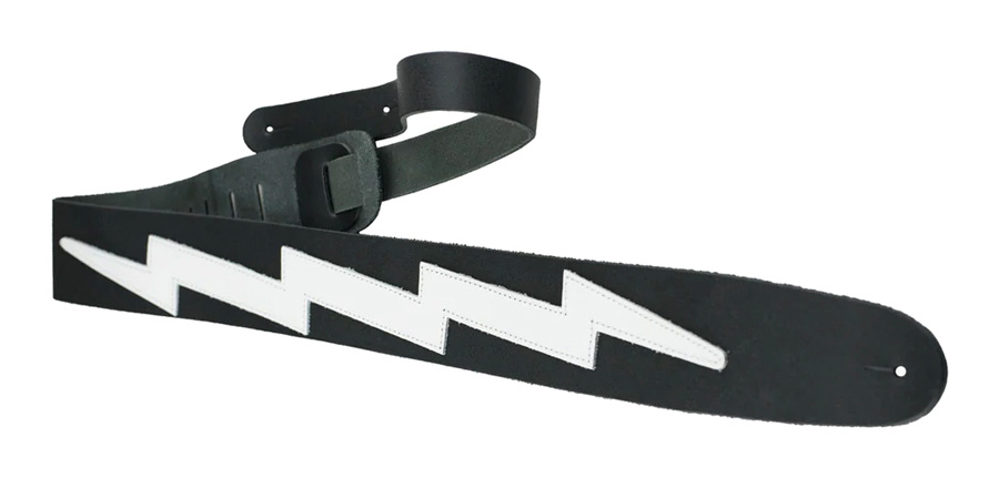Perri's 218 Leder Gitarrengurt, Lightning Bolt