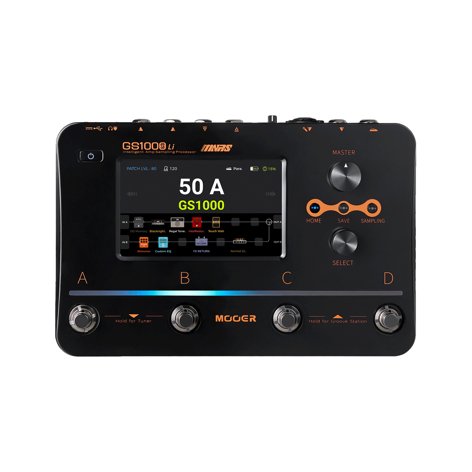 Mooer GS1000 Li - Intelligent Amp Sampling Processor