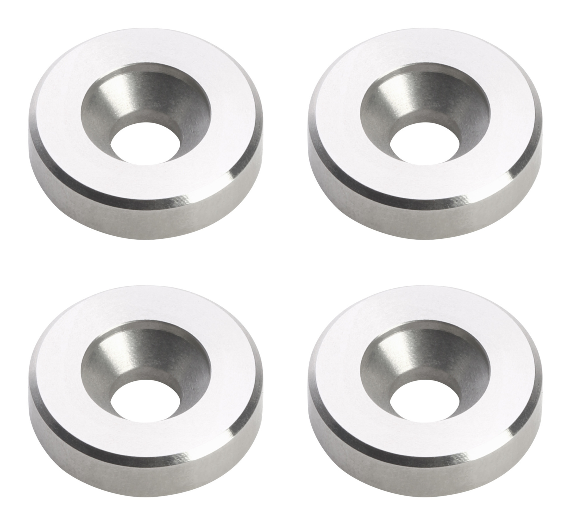 Sadowsky Parts - Bushing for Bolt-on Neck, 4 mm, 4 pcs. - Stainless Steel
