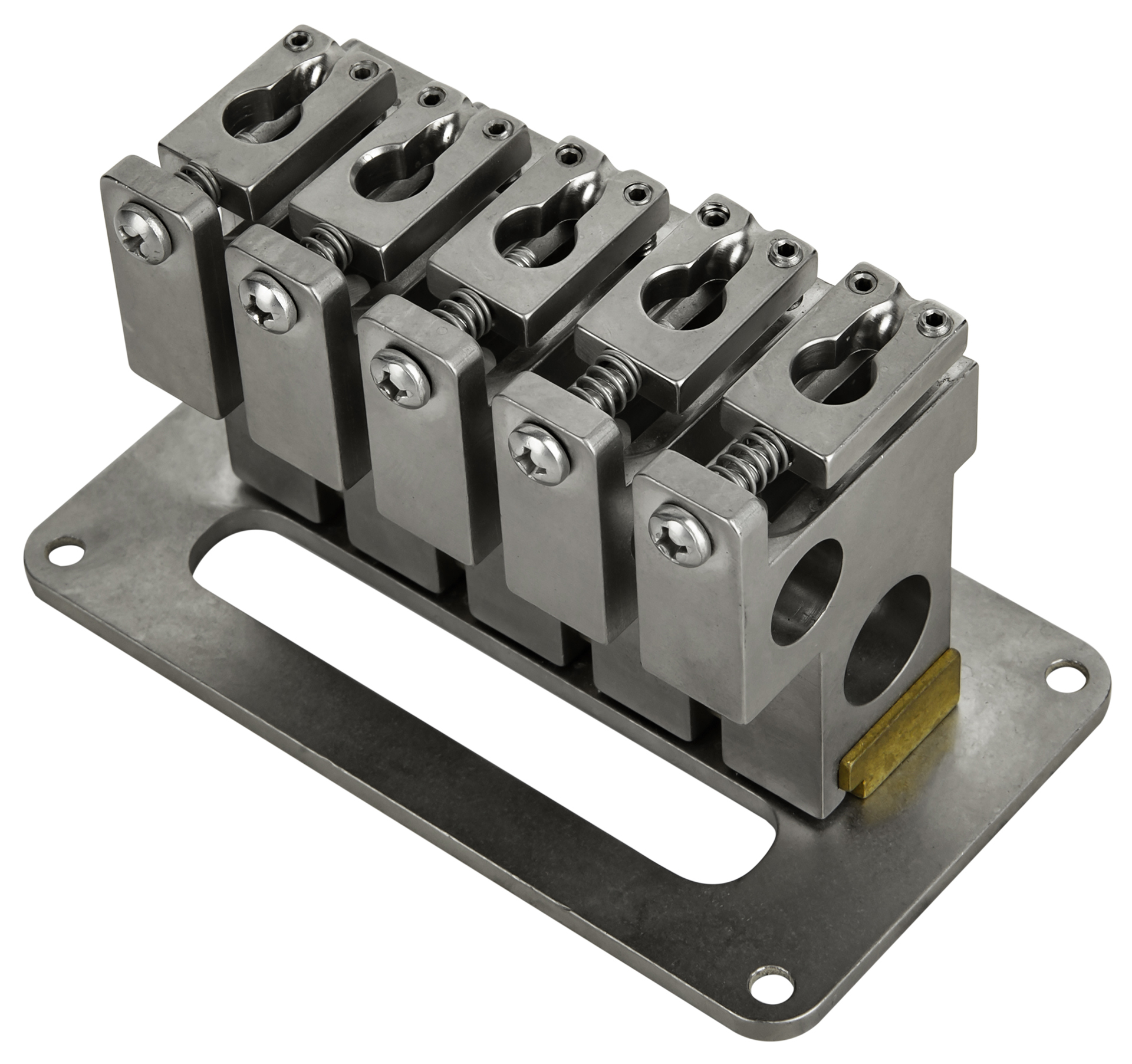 The 2Tek Bass Bridge - 5-string - Stainless Steel