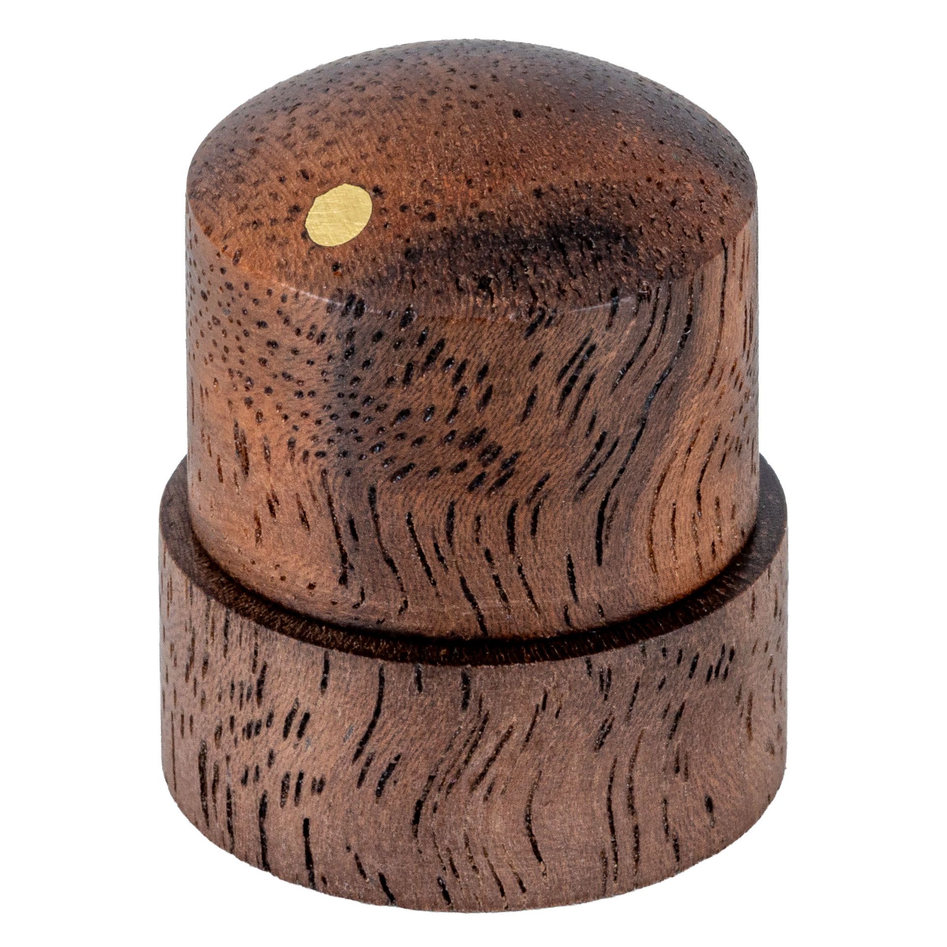 Framus & Warwick Parts - Wooden Stacked Dome Knob - Black Walnut Burl