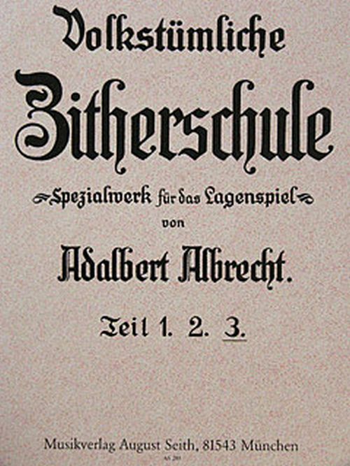 Albrecht: Volkstümliche Zitherschule 3 - AS 203