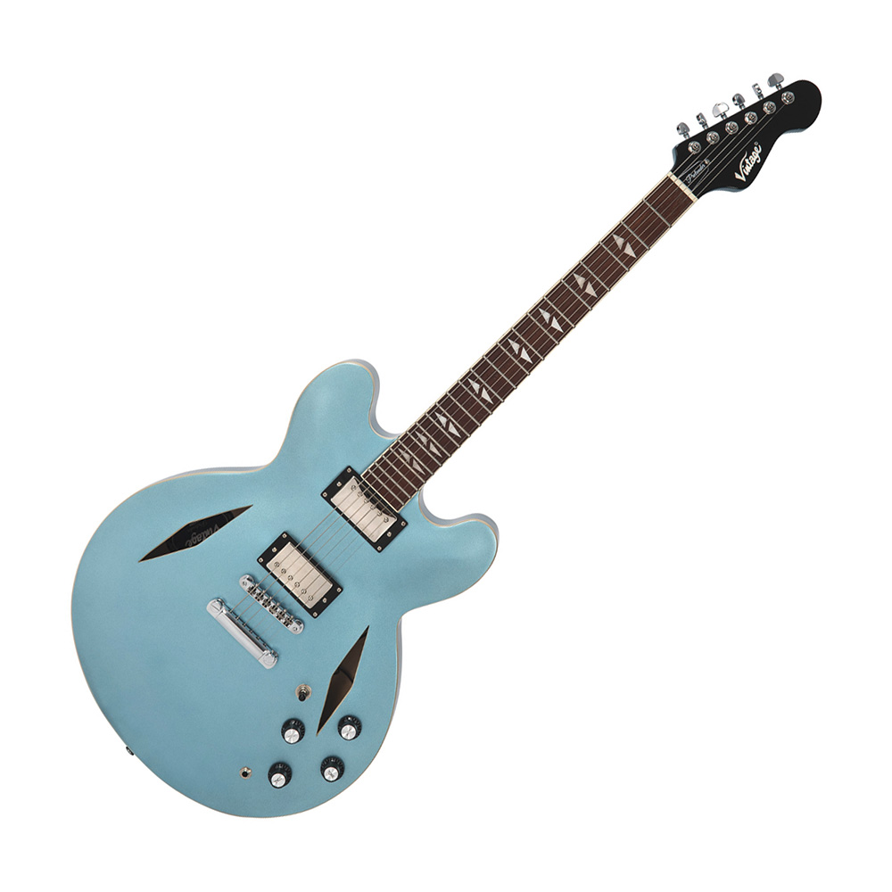 Vintage E-Gitarre Reissued VSA550GHB, Gun Hill Blue