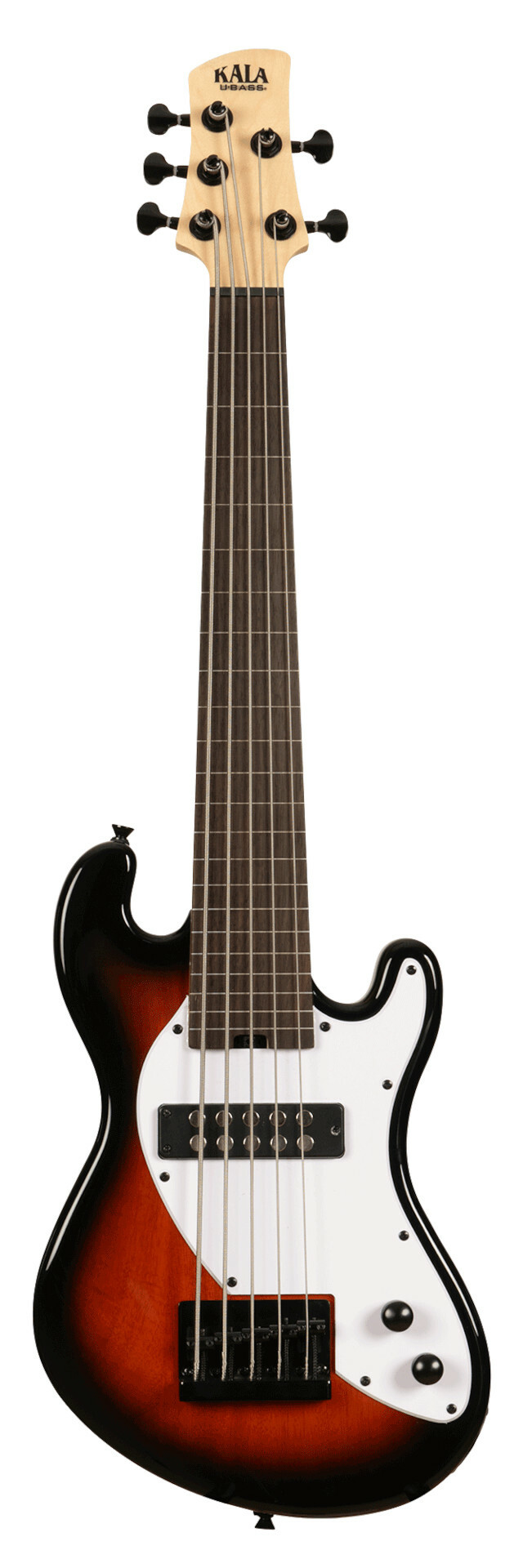 U-Bass Solid Body 5-String, Fretless - Tobacco Burst with Bag