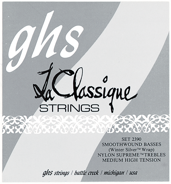 GHS La Classique - 2390 - Classical Guitar String Set, Tie-On, Normal Tension