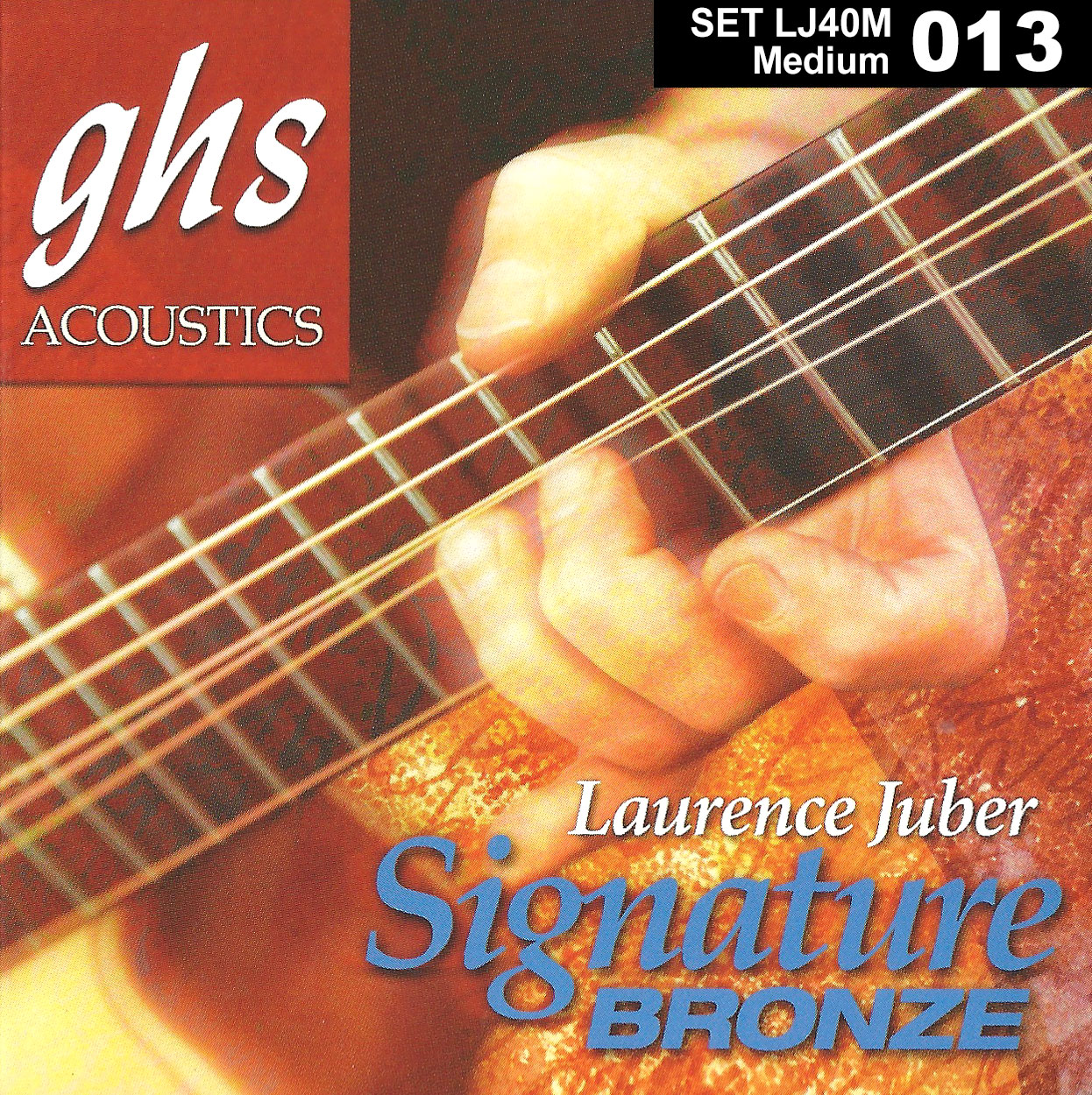 GHS Signature Bronze - LJ40M - Acoustic Guitar String Set, Medium, .013-.056