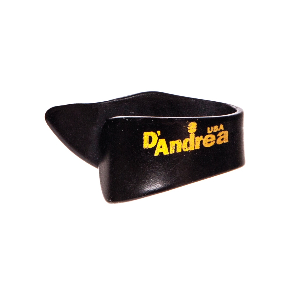 D'Andrea Thumb Picks (R373 LG BLK), 12 pcs Pick Pack, Large, Black