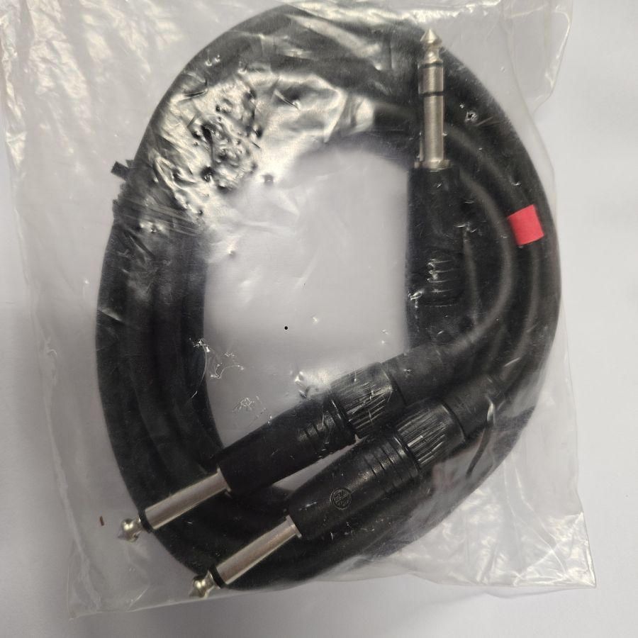 DREITEC 19945 Y-Audiokabel 3 m, Klinke/Stereo - 2x Klinke/mono