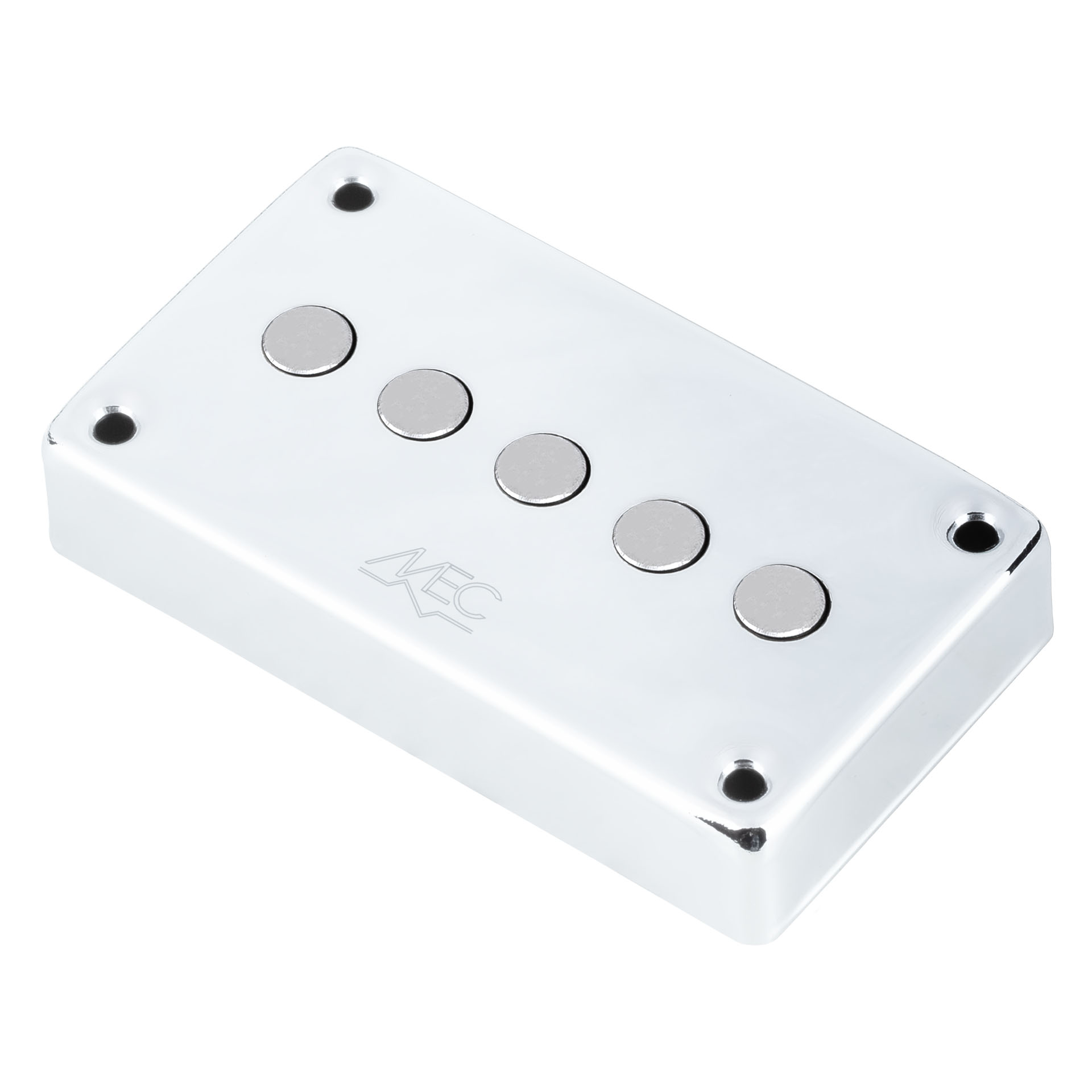 MEC RockBass Passive Vintage Single Coil Bass Pickup, 5-String, Bridge - Chrome