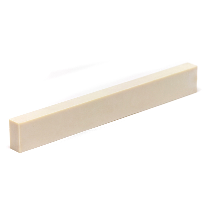 TUSQ PQ-9025-00 - Acoustic Guitar Saddle, Flat, Blank Slab, 1/4" thick