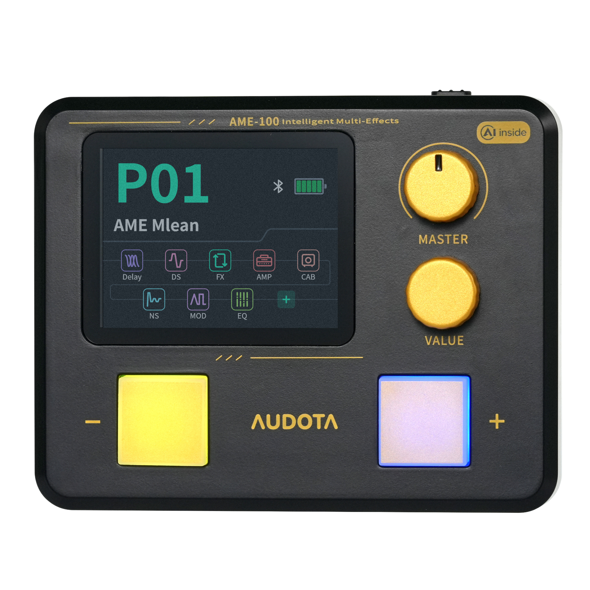 Audota AME-100 Intelligent Multi-Effects, Jazz Gold