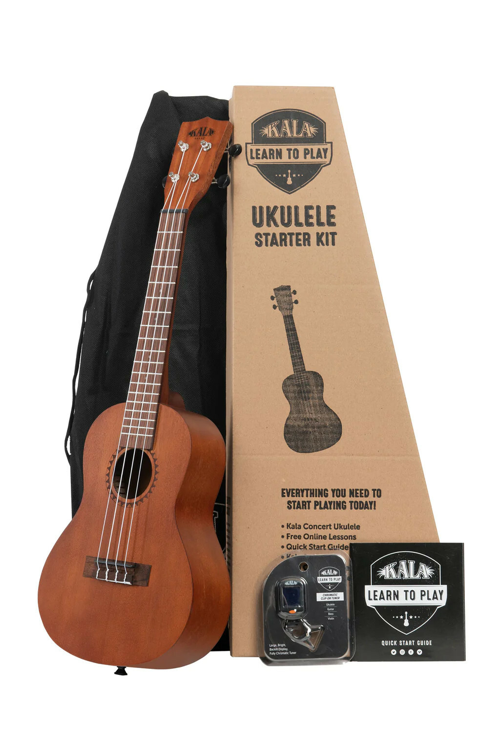 KALA KALA-LTP-C Learn To Play Concert Ukulele Starter Kit