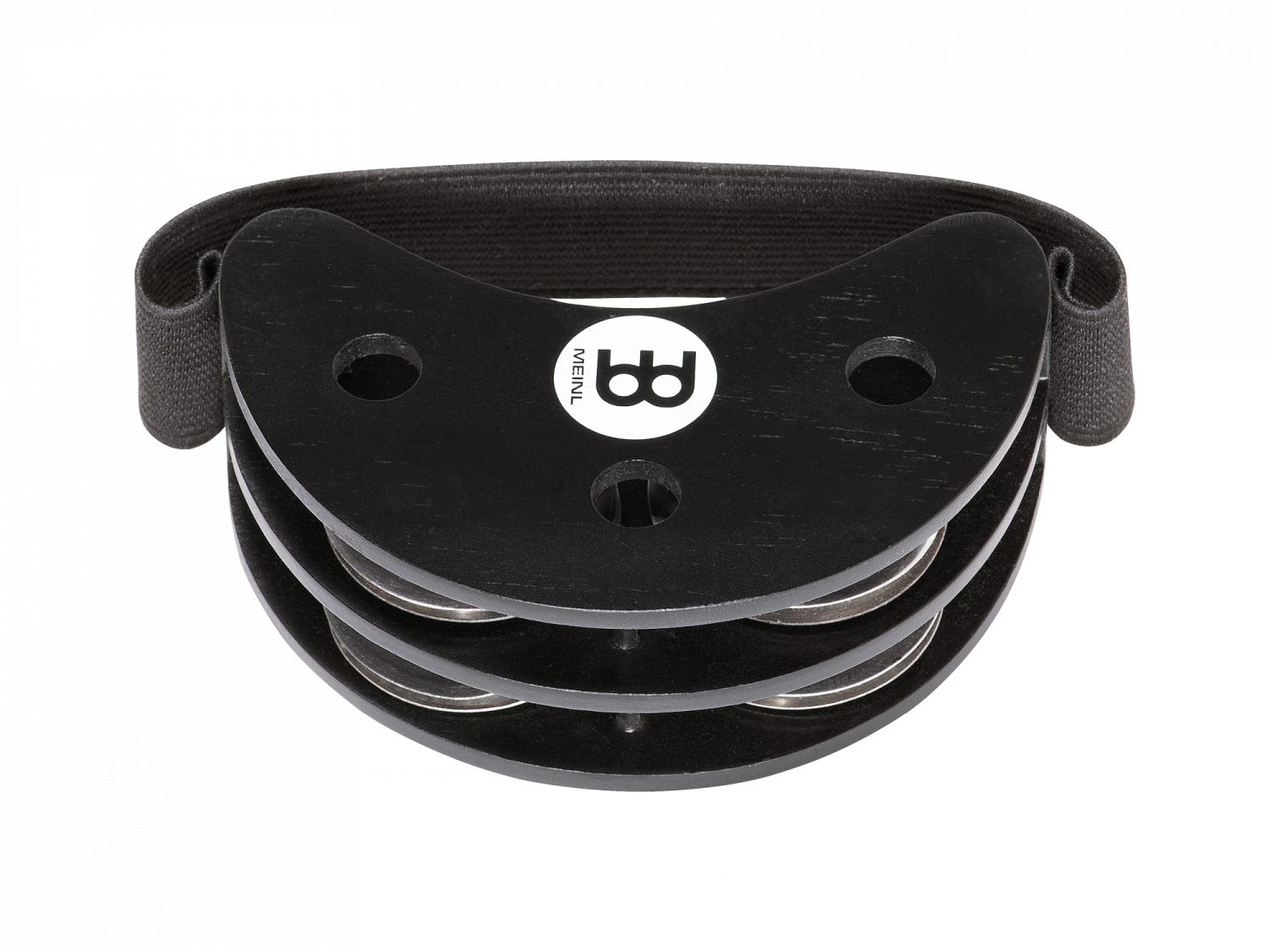 MEINL FJS2S-BK Percussion Foot Tambourine - Edelstahl