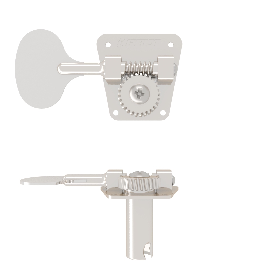 Hipshot HB2 - Bass Tuning Machine, '67-'82 USA F-Style, Treble Side - Nickel