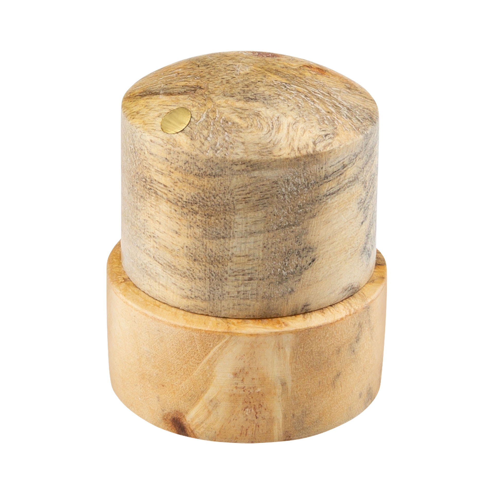 Framus & Warwick Parts - Stacked Wooden Dome Knob - Buckeye Burl