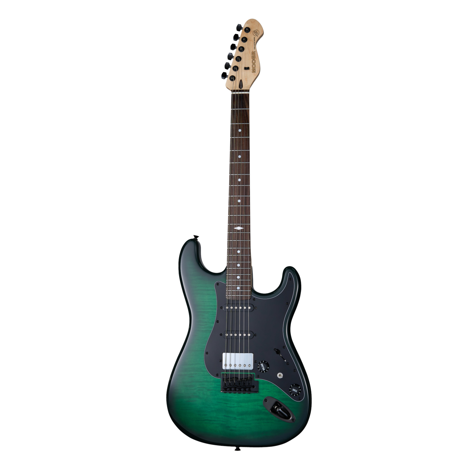Mooer MSC31 Pro Guitar - Green Burst
