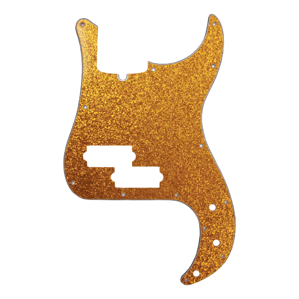 D'Andrea P-Bass Pickguard (DPP PB GOS), Gold Sparkle