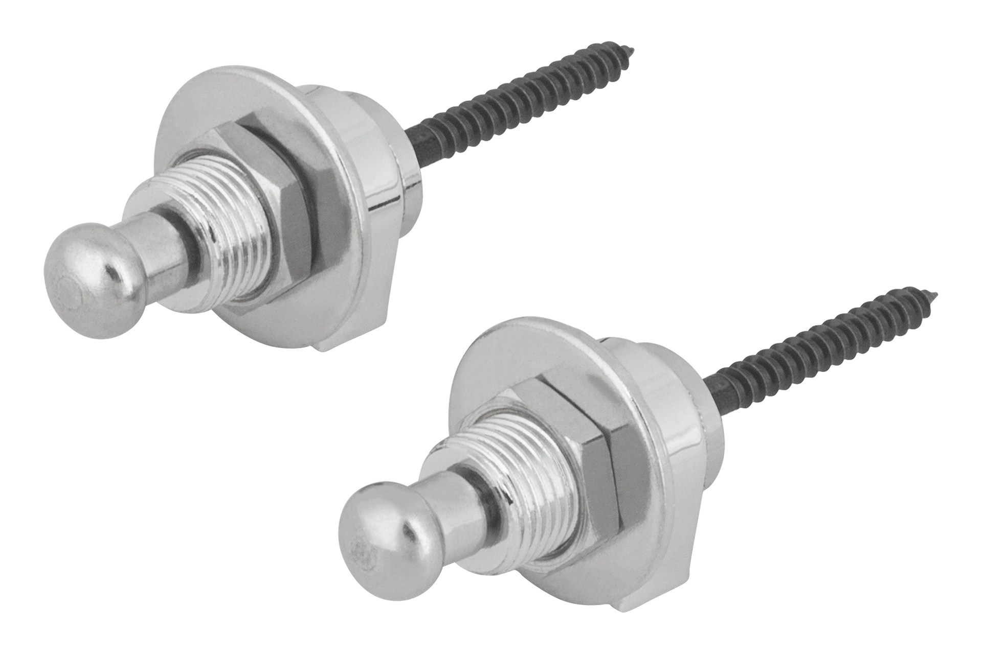 Framus & Warwick - S-Style Security Lock System, Set (2 pcs) - Chrome