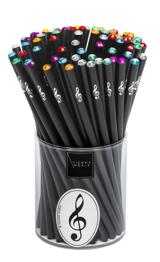 Bleistift Musik mit Swarovski Kristall