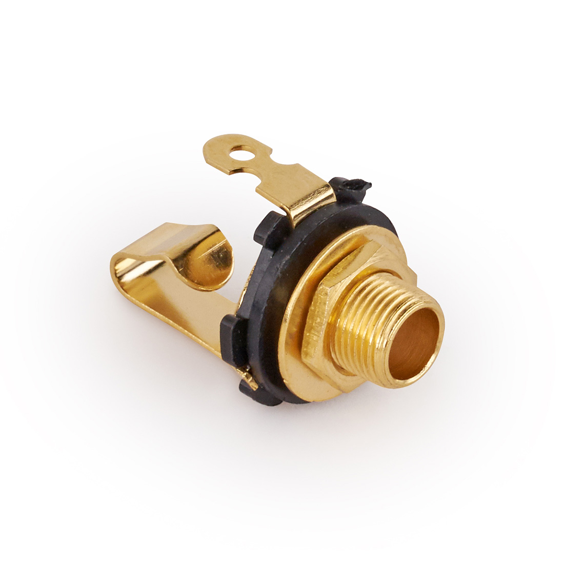 MEC Open Mono Jack Socket - Gold