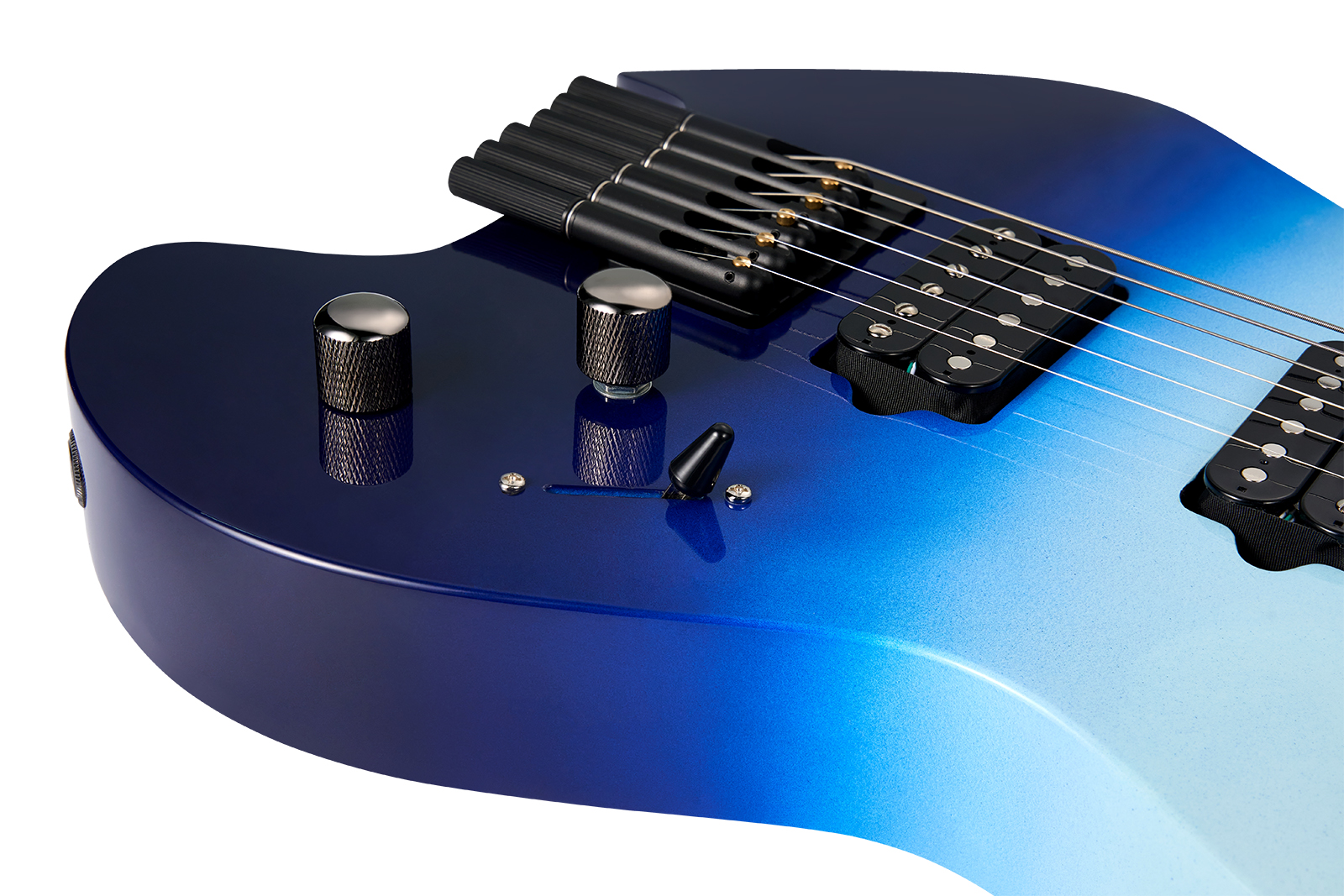 Mooer MHL50 Headless Guitar - SkyBlue-White Gradient